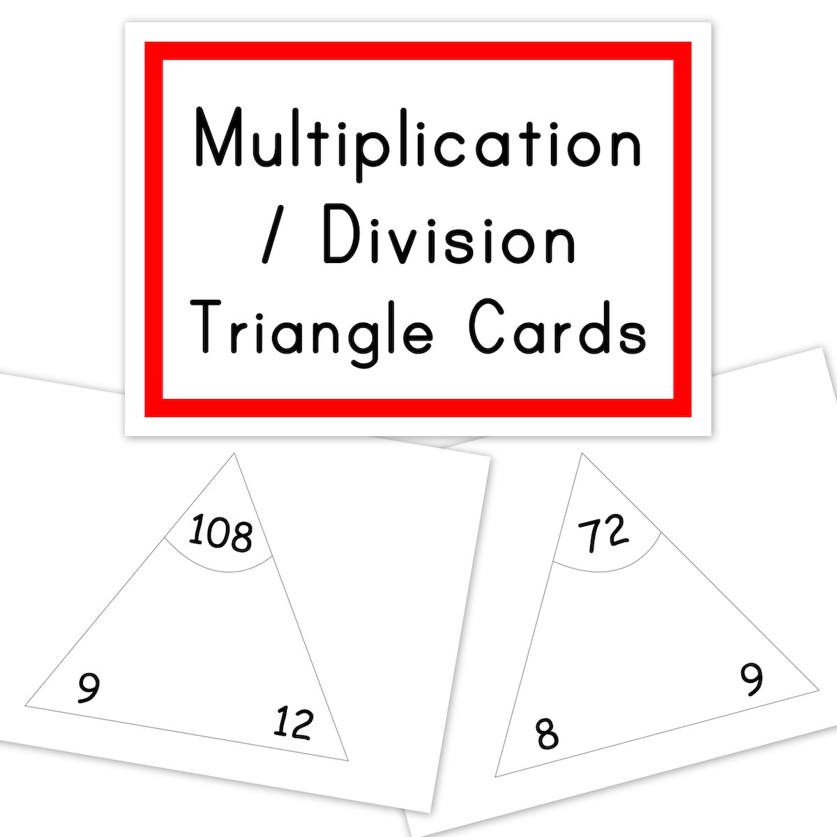 multiplication-division-fact-triangles-worksheets-free-printable