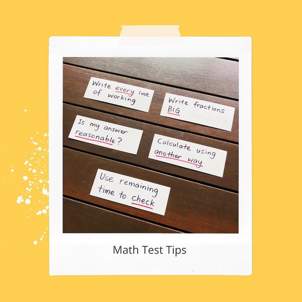 math test tips
