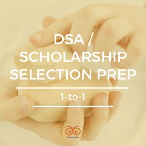 Owlissimo DSA Scholarship Interview Selection Prep 1-to-1 Cover