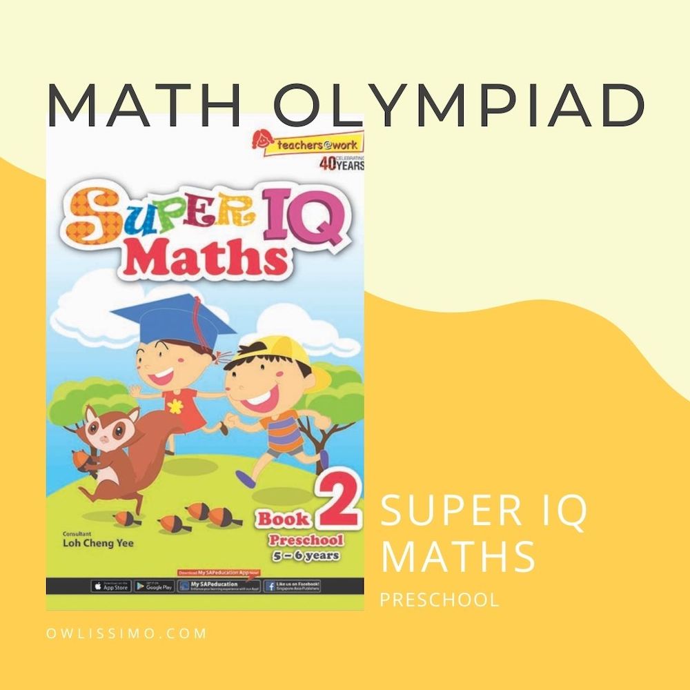 Super IQ Maths Level 2 preschool book